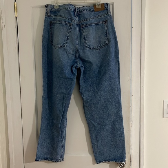 Madewell Perfect Vintage Straight Jeans in Medium Wash Size 32 - Picture 3 of 3